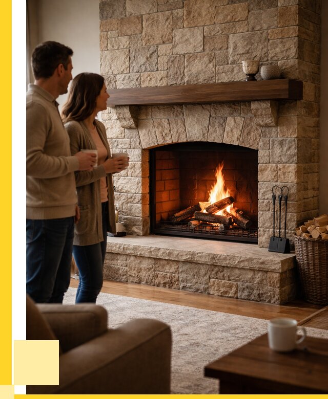 Каменные камины на заказ в Муравленке от 192708 р. | ЭриданМрв