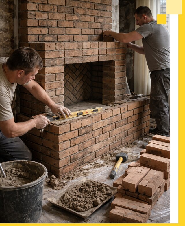 Изготовление и установка кирпичных каминов в Муравленке