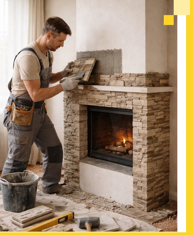 Изготовление и монтаж каминов для дома под ключ в Муравленке