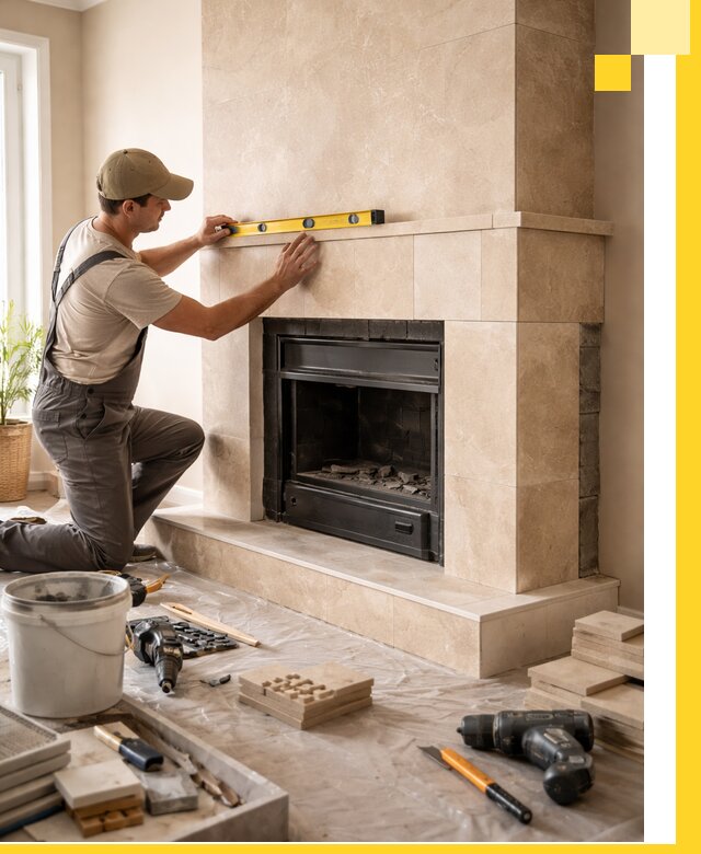 Установка и монтаж каминов в частном доме под ключ в Муравленке