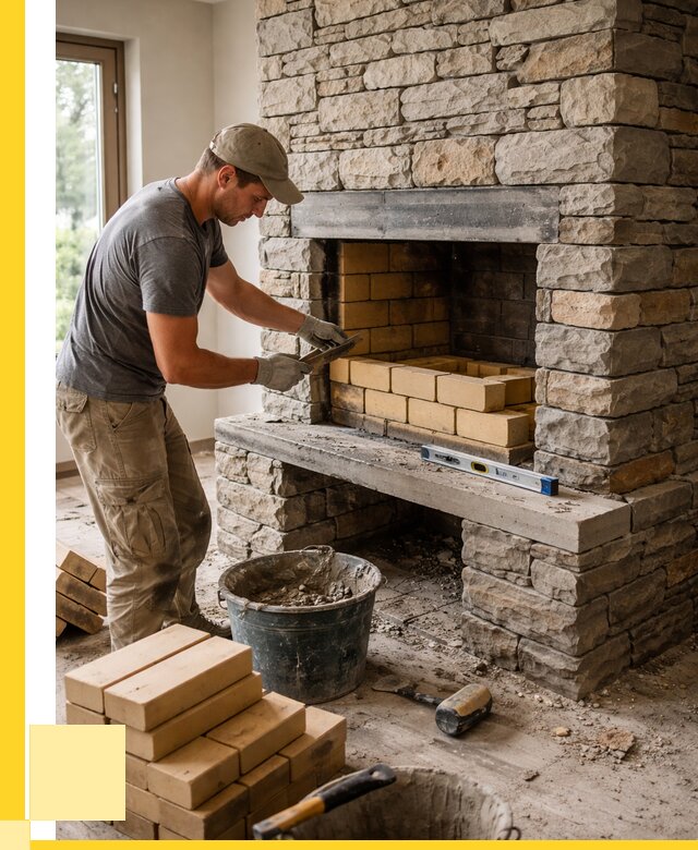 Кладка каминов и камина в Муравленке от 26765 р. ЭриданМрв