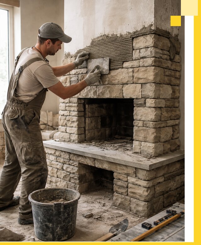 Строительство каминов под ключ в Муравленке от проектирования до монтажа