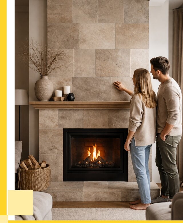 Облицовка каминов керамогранитом в Муравленке от 4818 р. | ЭриданМрв