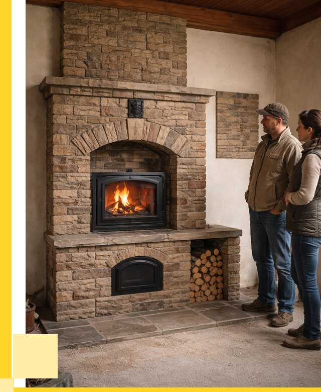 Кирпичная печь под ключ в Муравленке от 160590 р. | ЭриданМрв