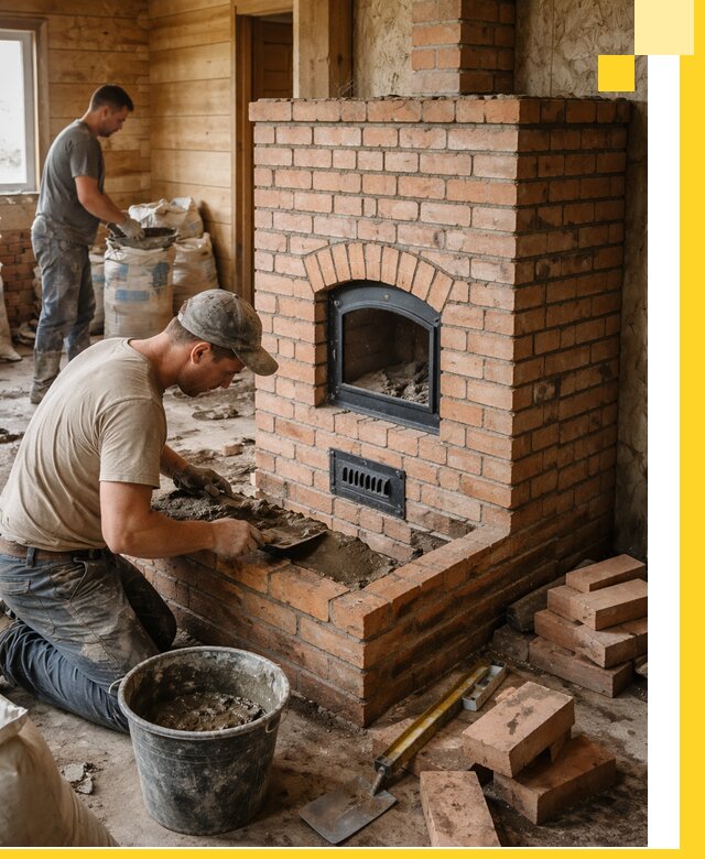 Профессиональное строительство печей в Муравленке под ключ
