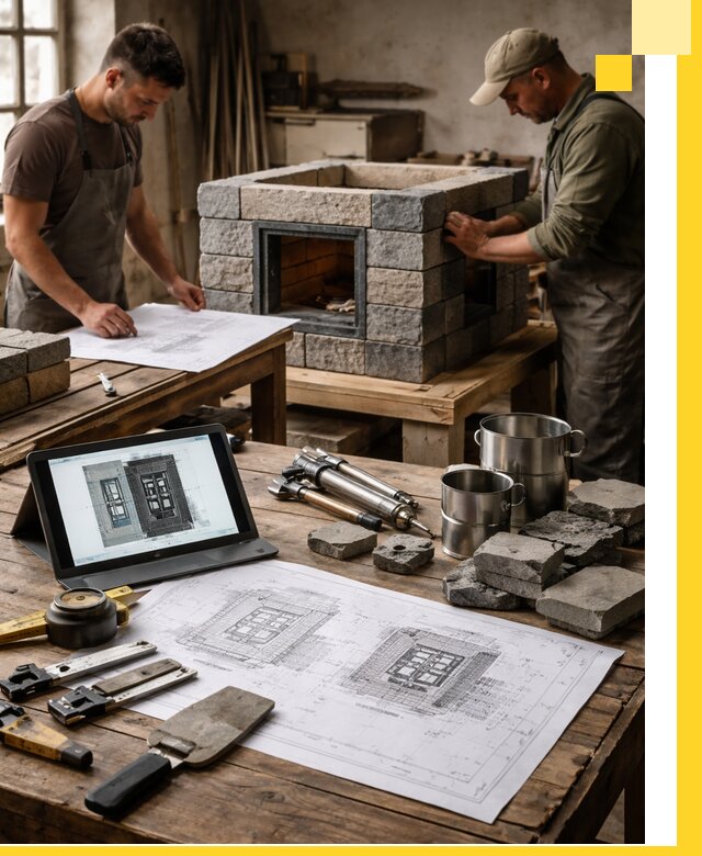 Разработка проектов печей с согласованием и монтажом в Муравленке