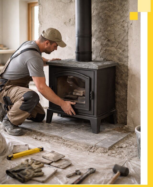 Профессиональный монтаж печей и каминов в Муравленке под ключ