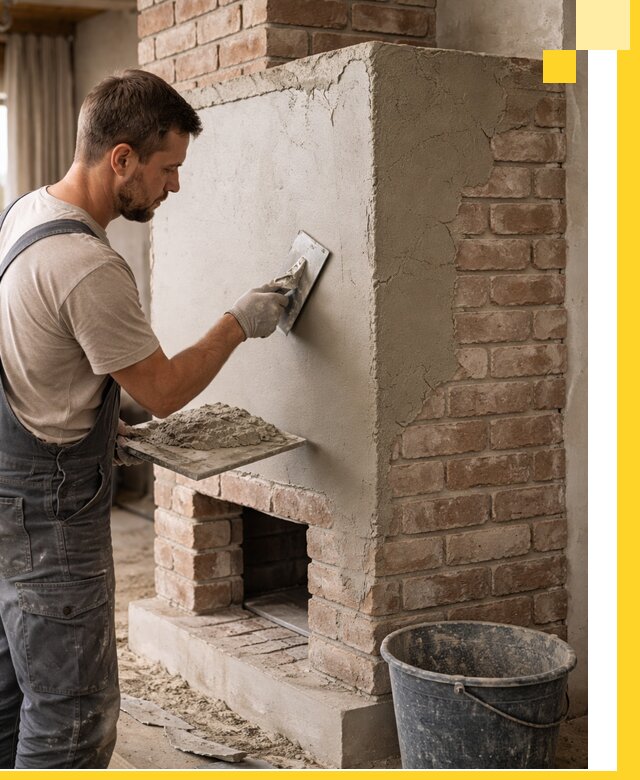 Отделка печей и облицовка каминов в Муравленке под ключ