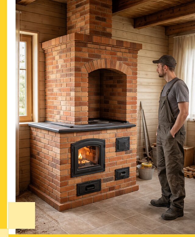 Кирпичные печи в Муравленке: купить от 160590 р. | ЭриданМрв