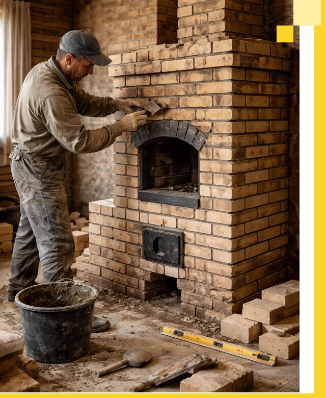 Кирпичные печи под ключ в Муравленке: проектирование и кладка