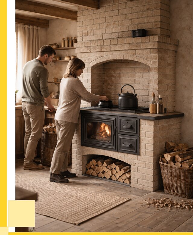 Печи с плитой в Муравленке от 48177 р. | ЭриданМрв — кирпичная печь