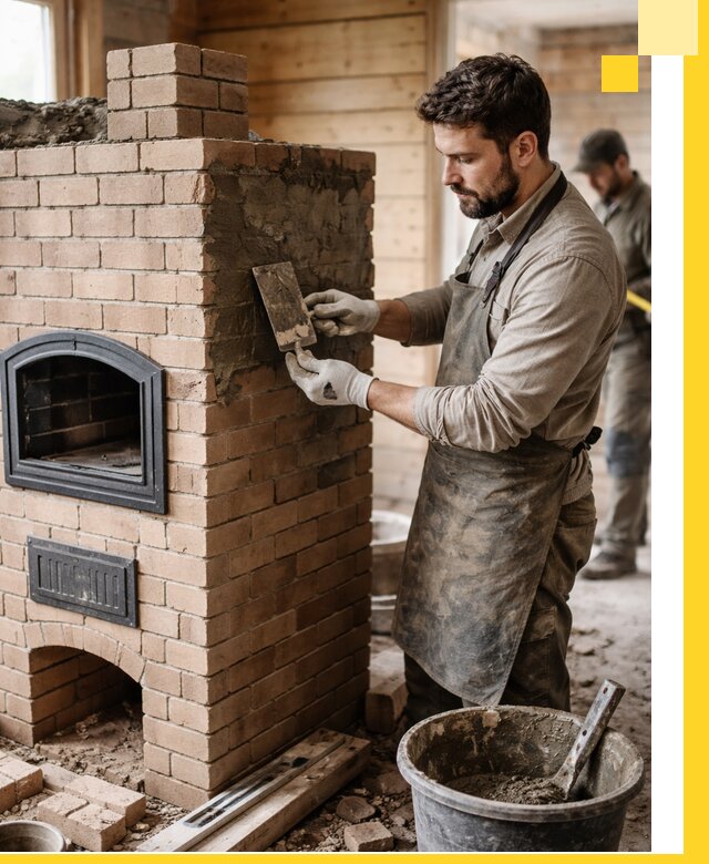 Изготовление и установка печей-шведок под ключ в Муравленке