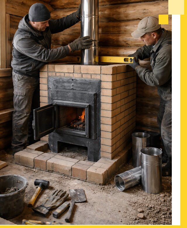 Проектирование, изготовление и установка банных печей в Муравленке