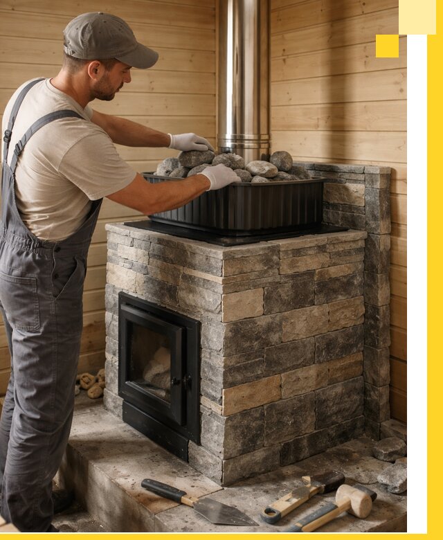 Печи для парной в Муравленке, производство, монтаж и обслуживание