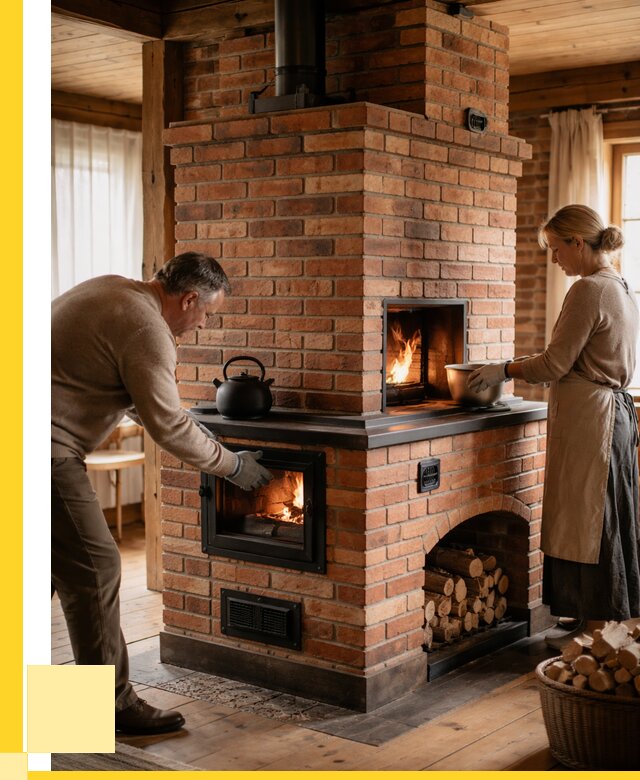 Печи для загородного дома под ключ в Муравленке от 85648 р. | ЭриданМрв