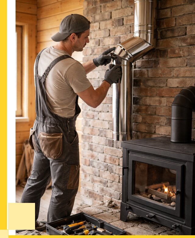 Монтаж дымоходов для печей в Муравленке от 8030 р. | ЭриданМрв