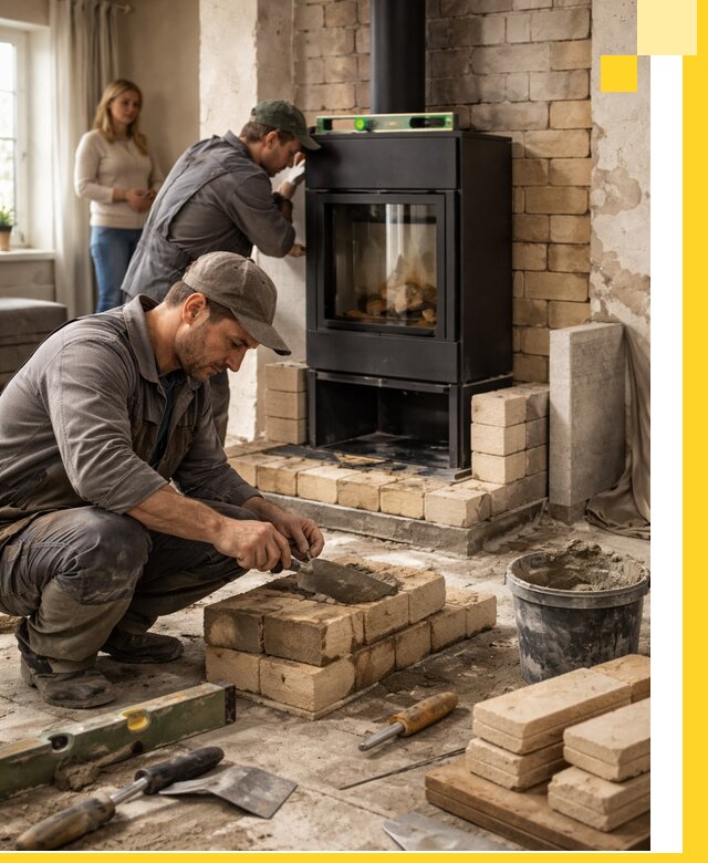 Печи и камины под ключ: проект, установка в Муравленке