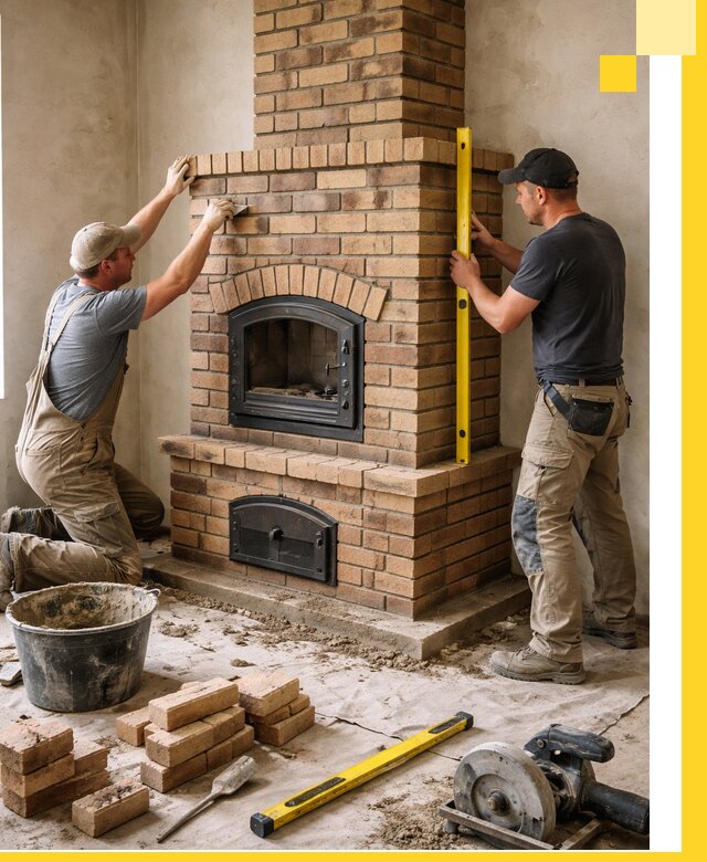 Продажа и установка печей и каминов для дома под ключ в Муравленке