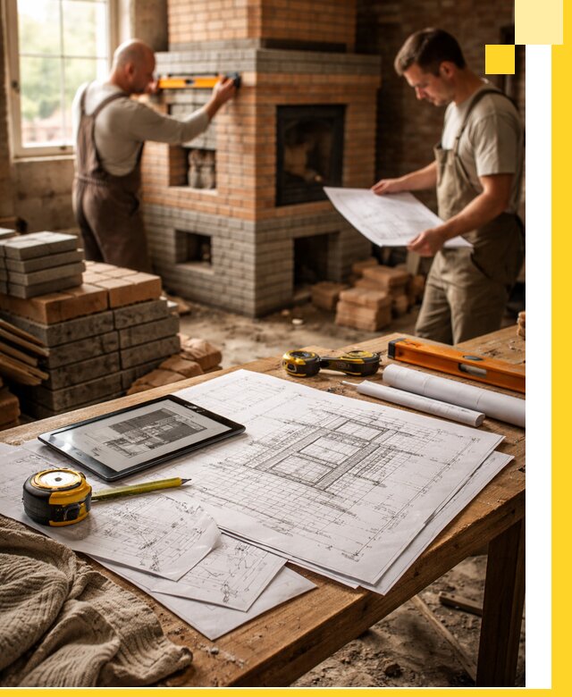 Проекты печей и каминов с индивидуальным дизайном в Муравленке