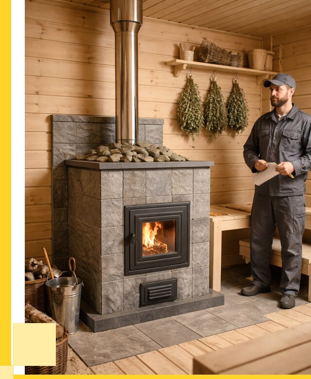 Печи для бани под ключ в Муравленке от 128472 р. | ЭриданМрв