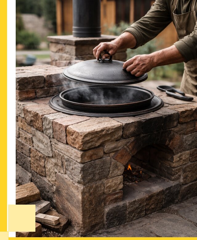 Печи для казана в Муравленке по цене от 19271 р. | ЭриданМрв