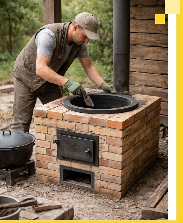 Изготовление и установка печей для казана в Муравленке под ключ