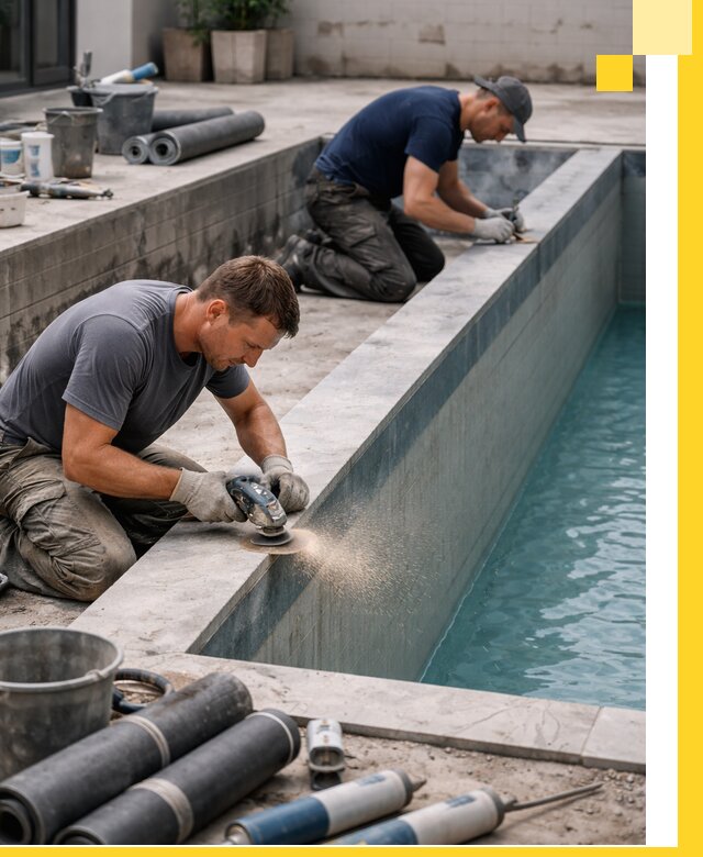 Профессиональный ремонт бассейнов под ключ в Муравленке