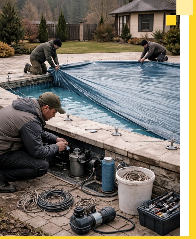 Консервация бассейнов в Муравленке: подготовка к длительному хранению