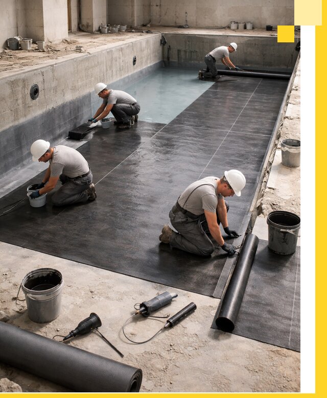 Профессиональная гидроизоляция бассейнов и чаш в Муравленке под ключ