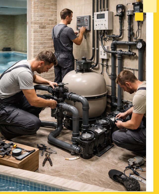 Комплексное оборудование для бассейнов под ключ в Муравленке