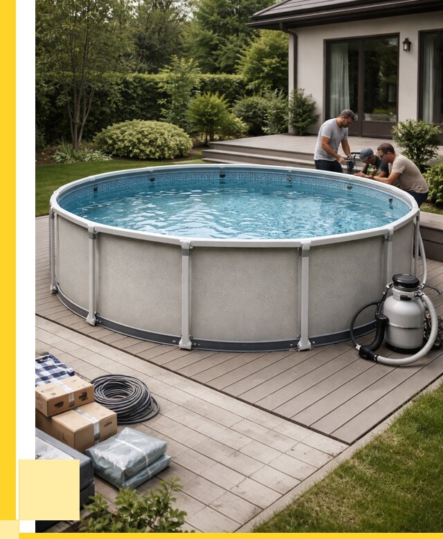 Купить каркасные бассейны в Муравленке от 48177 р. | ЭриданМрв