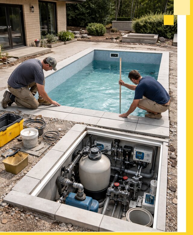 Строительство качественных домашних бассейнов под ключ в Муравленке