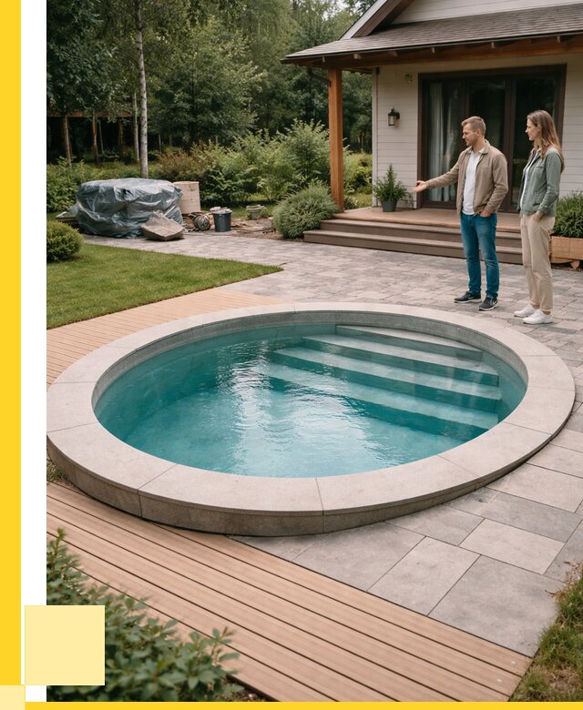 Бассейн на даче под ключ в Муравленке от 214120 р., ЭриданМрв