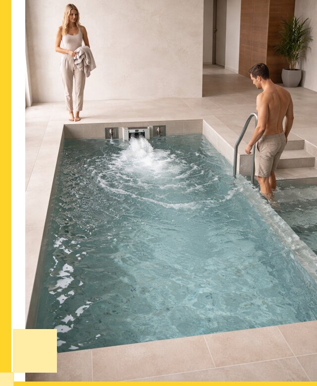 Бассейн с противотоком в Муравленке от 267650 р. | ЭриданМрв