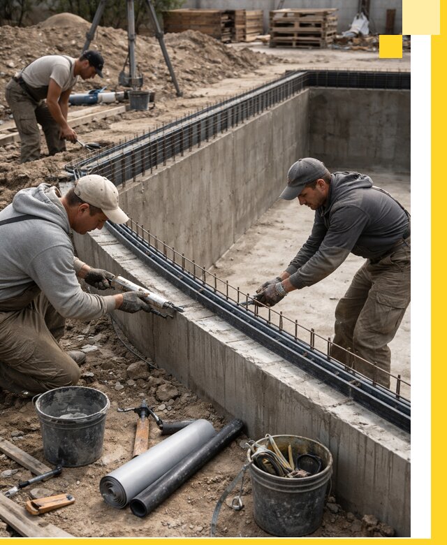 Качественный монтаж чаши бассейна в Муравленке под ключ с гарантией