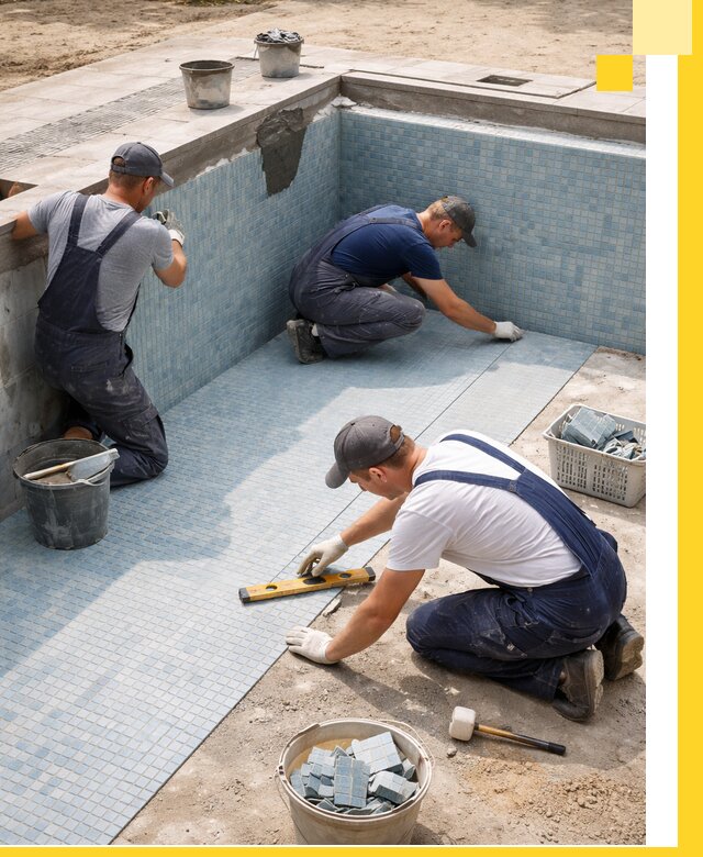 Укладка и установка плитки для бассейнов под ключ в Муравленке