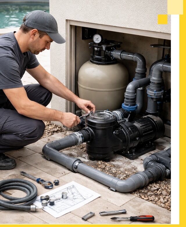 Поставка, монтаж и сервис насосов для бассейнов в Муравленке