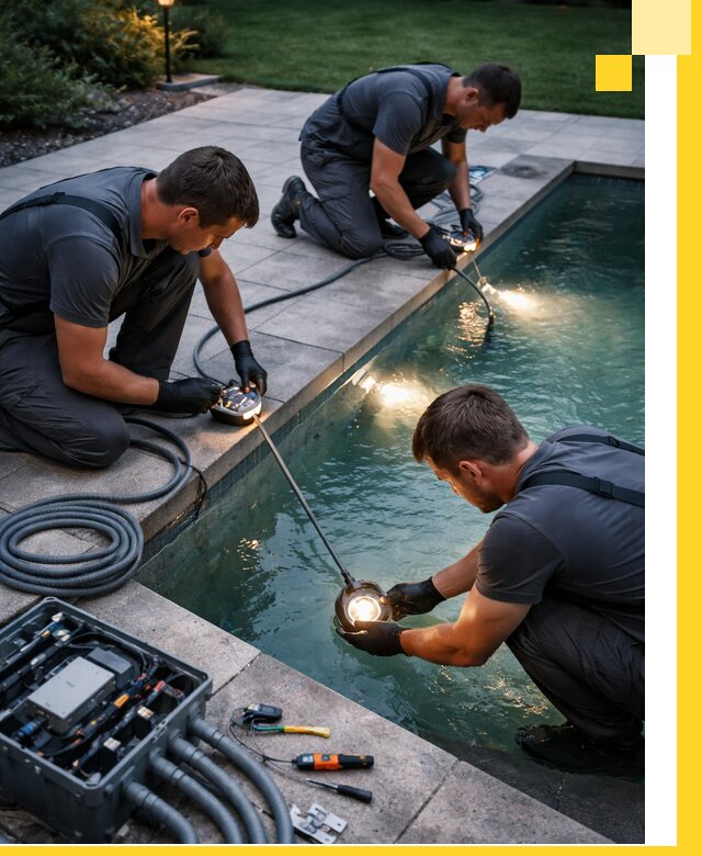 Профессиональное освещение бассейнов в Муравленке: дизайн и монтаж