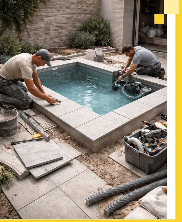 Мини бассейны под ключ в Муравленке, дизайн и установка