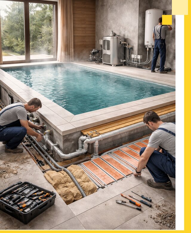 Проектирование и строительство тёплых бассейнов в Муравленке