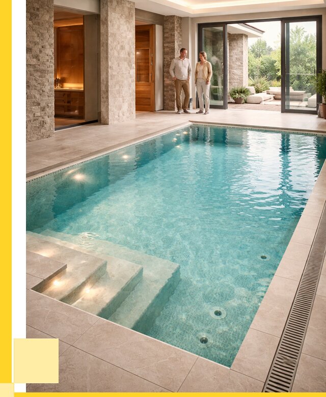 Бассейн во дворе в Муравленке: проект, отделка от 1284720 р. | ЭриданМрв