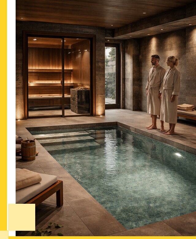 Сауна с большим бассейном в Муравленке от 1284720 р. ЭриданМрв