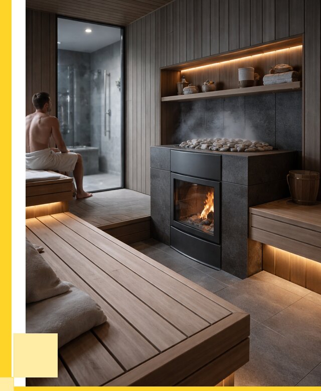 Проект сауны в частном доме в Муравленке от 37471 р. | ЭриданМрв