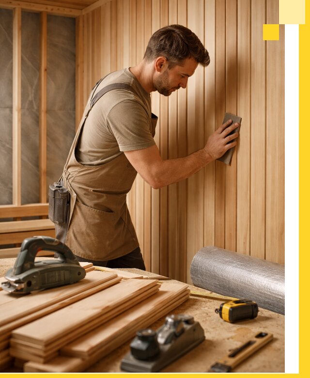 Профессиональная отделка саун и парных под ключ в Муравленке