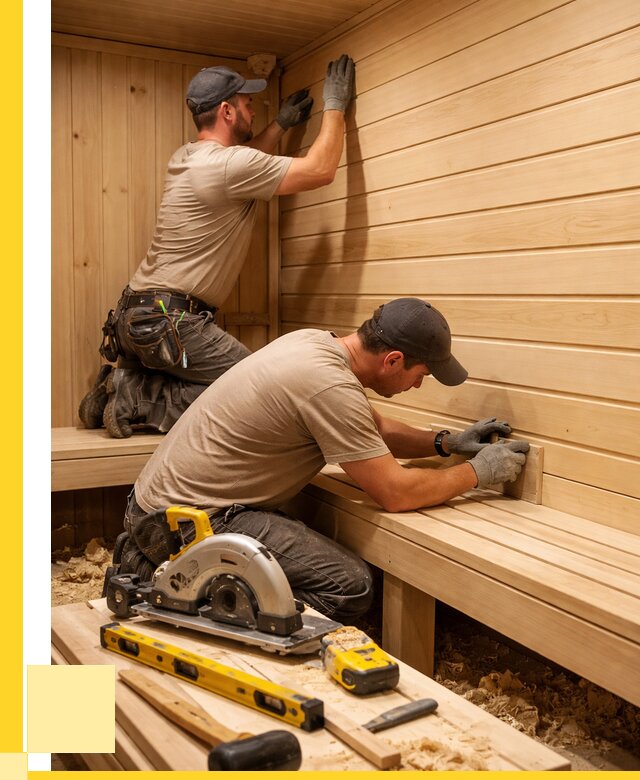 Обшивка саун вагонкой в Муравленке от 2677 р. | ЭриданМрв