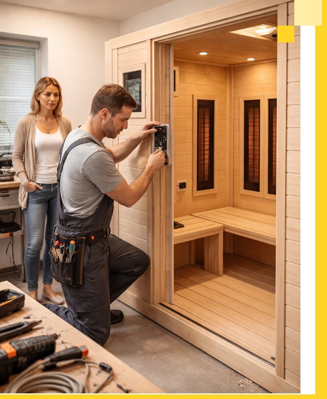 Инфракрасные сауны под ключ в Муравленке продажа и установка