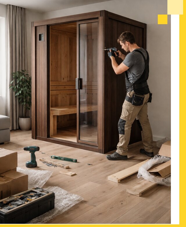 Установка и производство мини саун под ключ в Муравленке