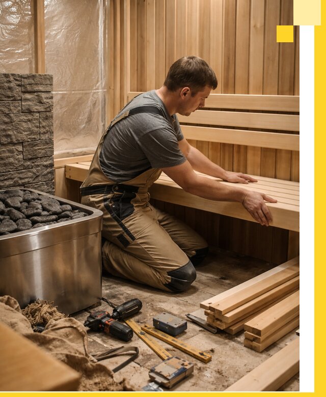 Сауны для дома под ключ с проектированием и монтажом в Муравленке