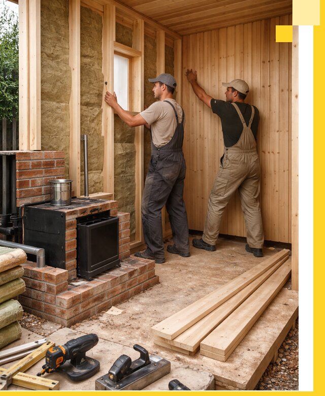 Строительство и установка дачных саун под ключ в Муравленке