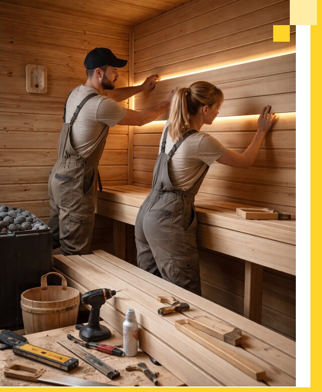 Дизайн саун и бань под ключ с индивидуальным проектом в Муравленке